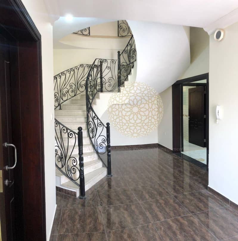 10 STUNNING STAND ALONE 5 BEDROOM VILLA WITH MAID ROOM FOR RENT IN MOHAMMED BIN ZAYED CITY