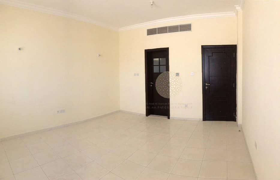 9 BEAUTIFUL 6 BEDROOM SEMI INDEPENDENT VILLA WITH MAID ROOM AND BACKYARD SPACE FOR RENT IN KHALIFA CITY A