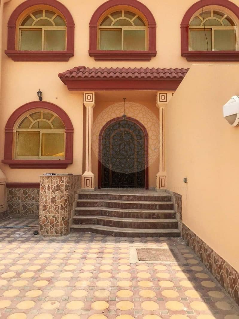 4 MASSIVE 6 BEDROOM SEMI-INDEPENDENT VILLA WITH BIG HOSH AND MULHAQ FOR RENT IN MOHAMMED BIN ZAYED CITY