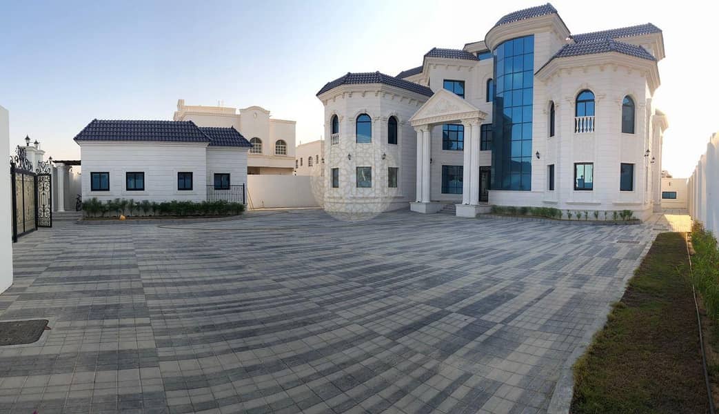 Brand New Splendid 8BR  villa with a big yard & perfect finishing with gym building and driver room building