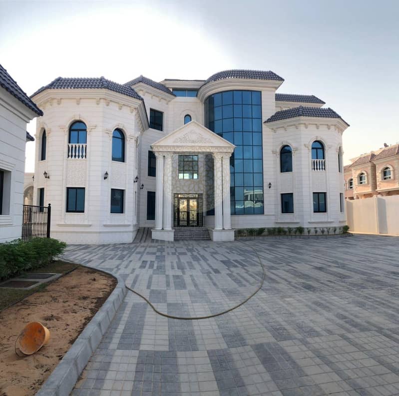 6 Brand New Splendid 8BR  villa with a big yard & perfect finishing with gym building and driver room building
