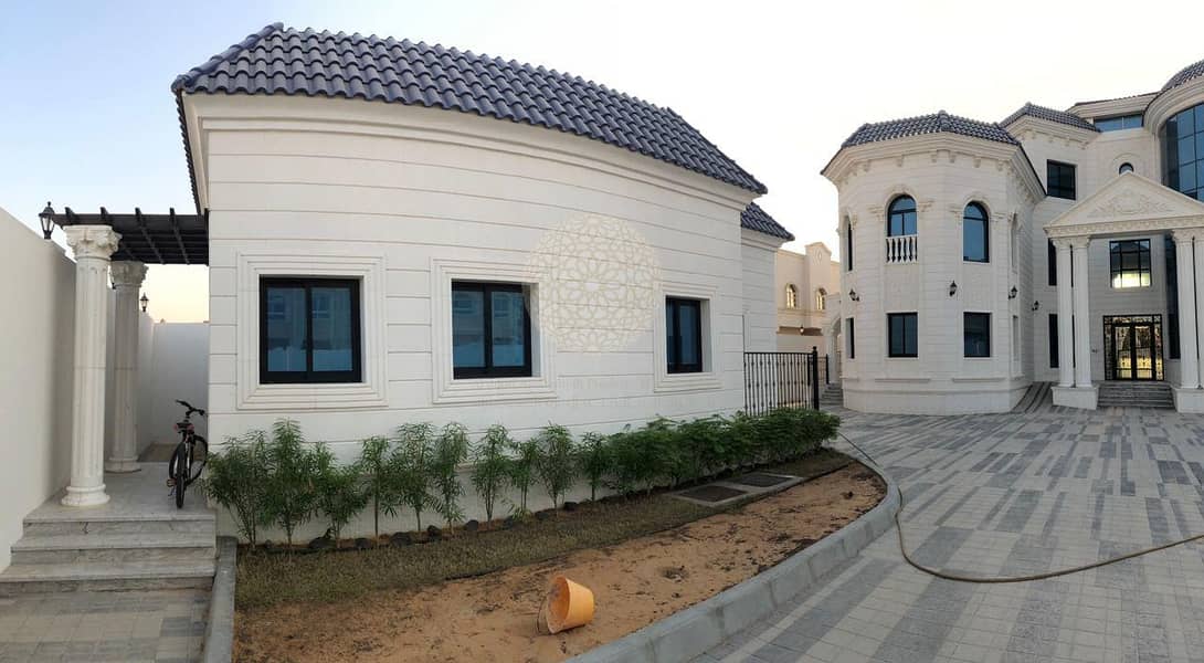 36 Brand New Splendid 8BR  villa with a big yard & perfect finishing with gym building and driver room building