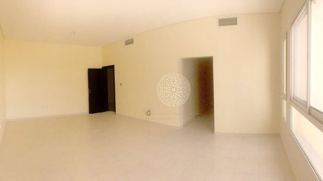 11 BEAUTIFUL 3 BEDROOM CORNER COMPOUND VILLA WITH GARDEN SPACE FOR RENT IN KHALIFA CITY A
