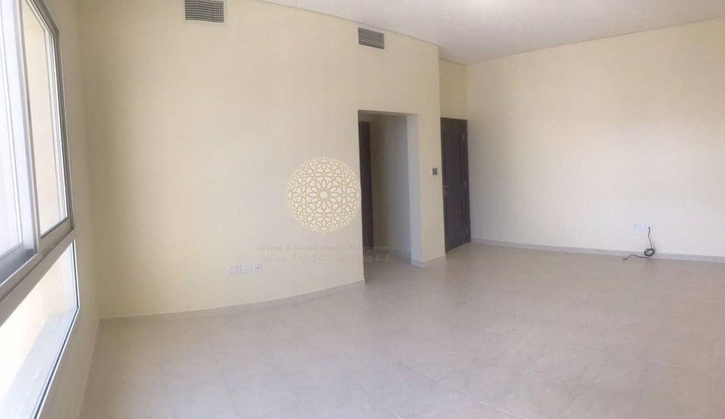 12 BEAUTIFUL 3 BEDROOM CORNER COMPOUND VILLA WITH GARDEN SPACE FOR RENT IN KHALIFA CITY A