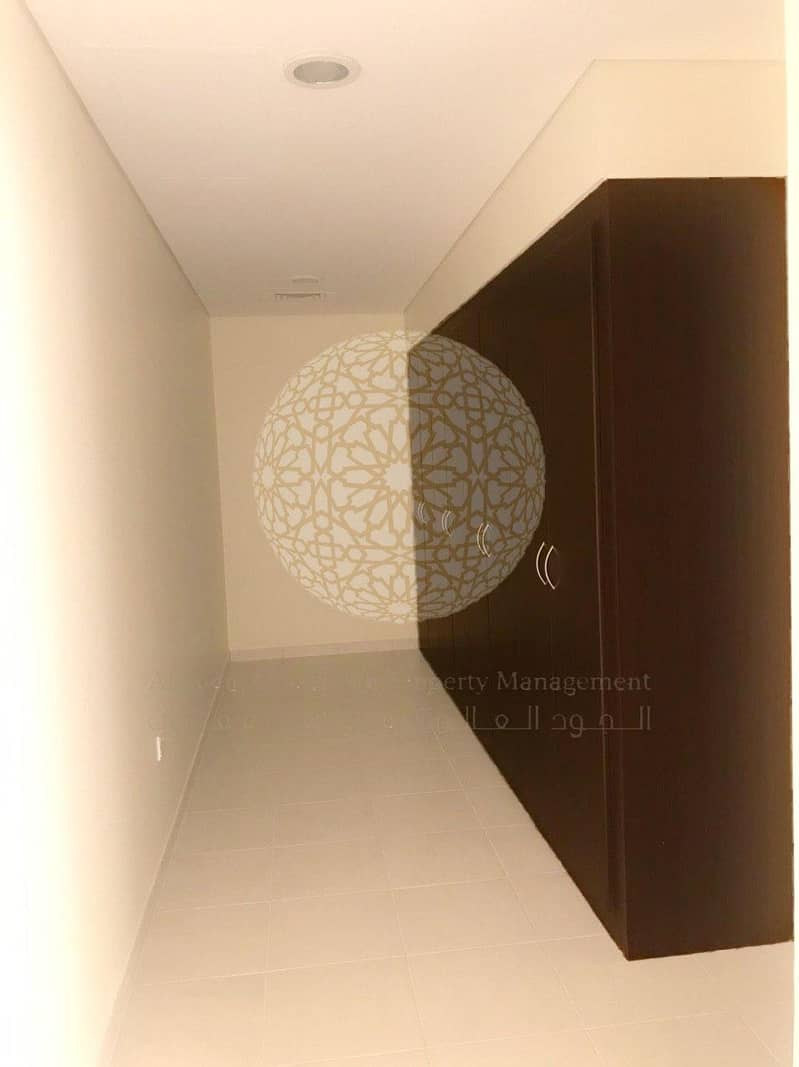 16 BEAUTIFUL 3 BEDROOM CORNER COMPOUND VILLA WITH GARDEN SPACE FOR RENT IN KHALIFA CITY A