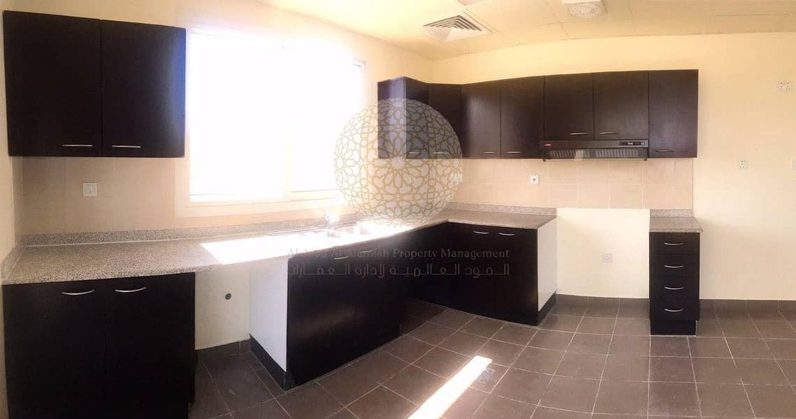 22 BEAUTIFUL 3 BEDROOM CORNER COMPOUND VILLA WITH GARDEN SPACE FOR RENT IN KHALIFA CITY A