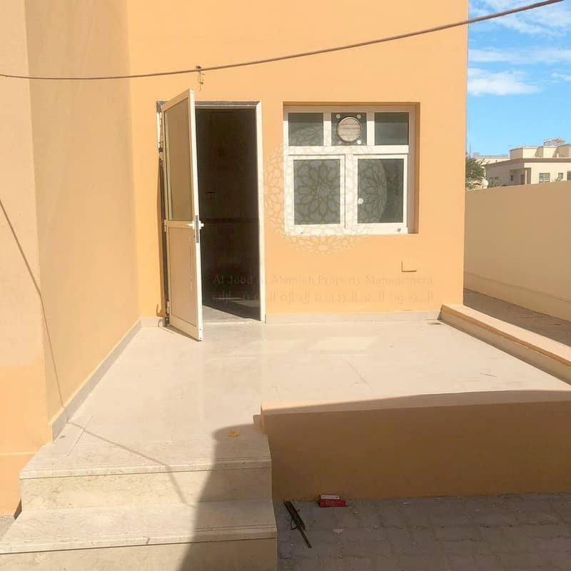 5 EXCELLENT FINISHING 5 MASTER BEDROOM SEMI INDEPENDENT VILLA WITH DRIVER ROOM AND MAID ROOM FOR RENT IN KHALIFA CITY A