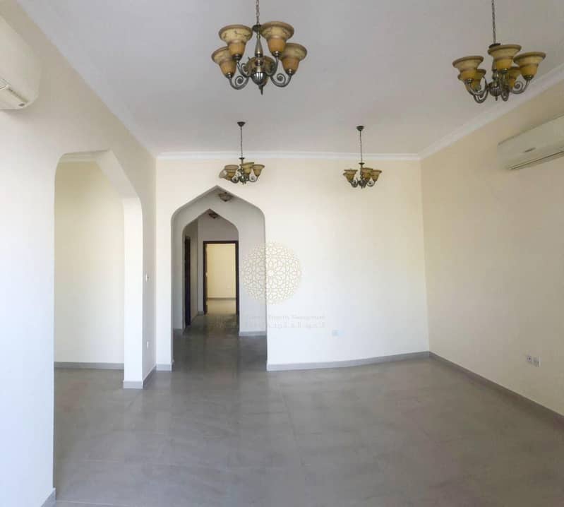 10 EXCELLENT FINISHING 5 MASTER BEDROOM SEMI INDEPENDENT VILLA WITH DRIVER ROOM AND MAID ROOM FOR RENT IN KHALIFA CITY A
