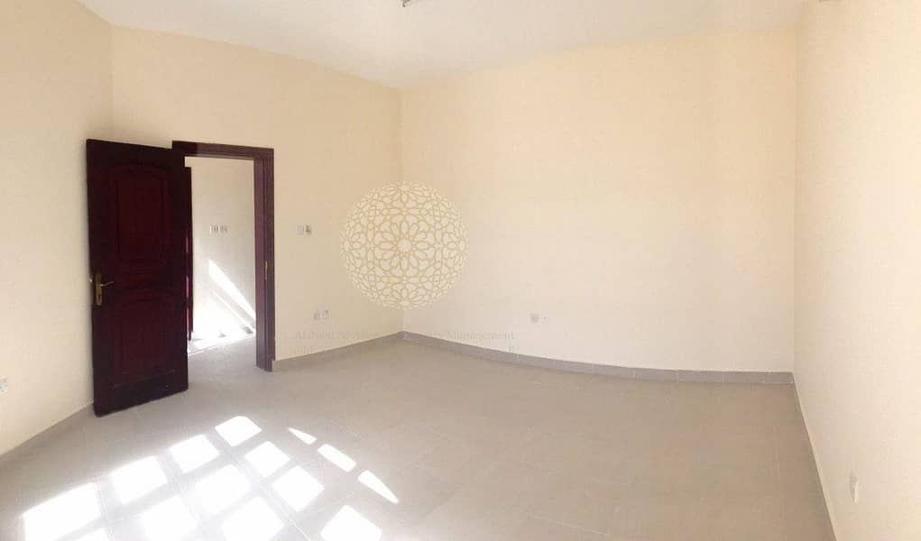16 EXCELLENT FINISHING 5 MASTER BEDROOM SEMI INDEPENDENT VILLA WITH DRIVER ROOM AND MAID ROOM FOR RENT IN KHALIFA CITY A