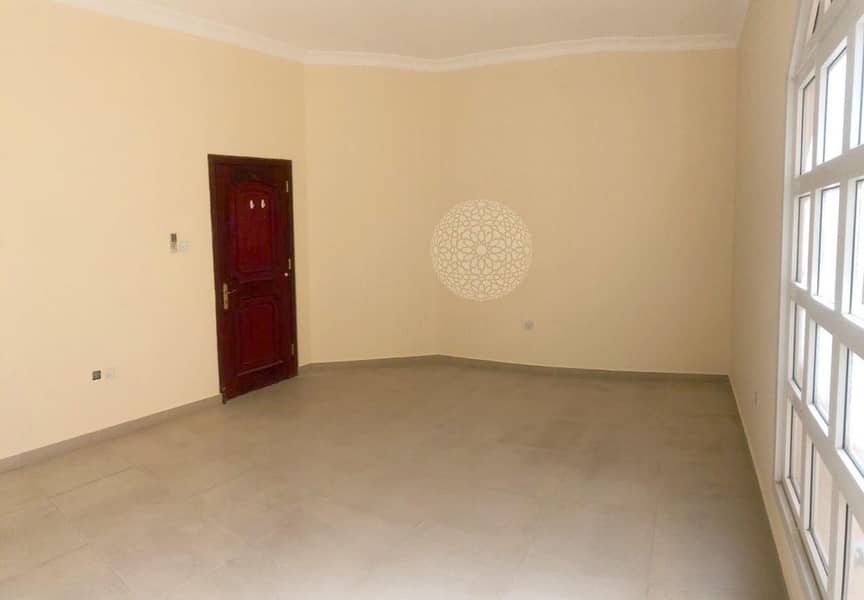 18 EXCELLENT FINISHING 5 MASTER BEDROOM SEMI INDEPENDENT VILLA WITH DRIVER ROOM AND MAID ROOM FOR RENT IN KHALIFA CITY A