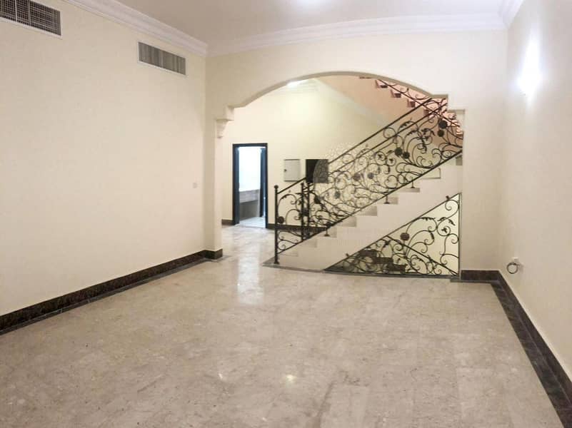 8 SUPER DELUXE 5 MASTER BEDROOM INDEPENDENT VILLA WITH DRIVER ROOM AND MAID ROOM FOR RENT IN KHALIFA CITY A