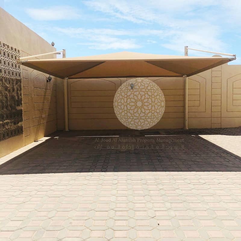 2 BEAUTIFULLY BUILD INDEPENDENT 4 MASTER BEDROOM VILLA WITH BIG HOSH FOR RENT IN MOHAMMED BIN ZAYED CITY