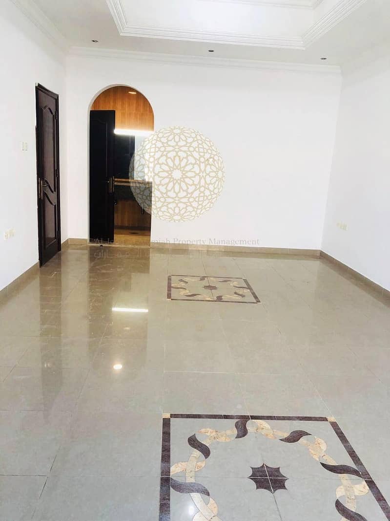 6 BEAUTIFULLY BUILD INDEPENDENT 4 MASTER BEDROOM VILLA WITH BIG HOSH FOR RENT IN MOHAMMED BIN ZAYED CITY