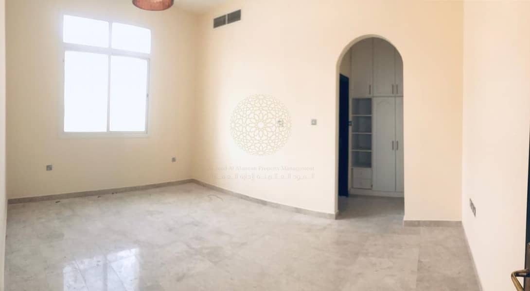 6 6BR independent Stone finishing villa in Khalifa City A with driver room.