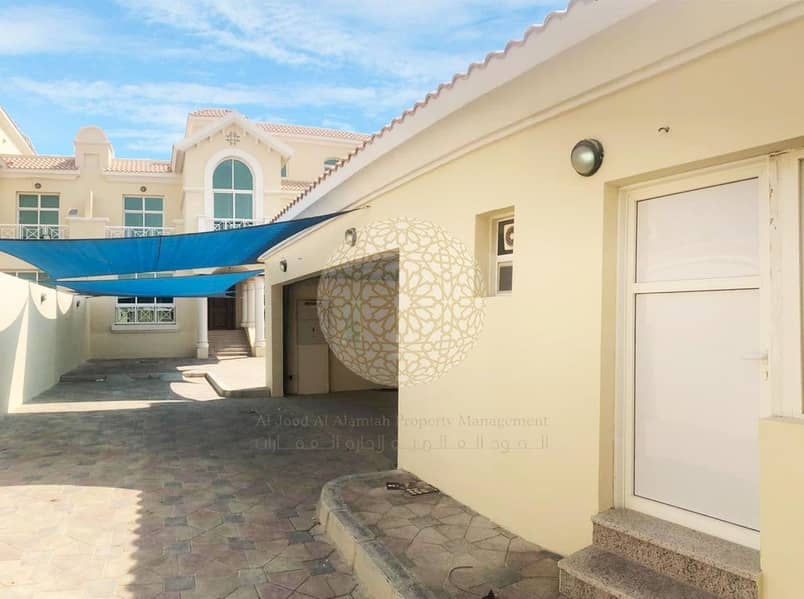STUNNING 5 MASTER INDEPENDENT VILLA WITH SWIMMING POOL AND DRIVER ROOM FOR RENT IN MOHAMMED BIN ZAYED CITY