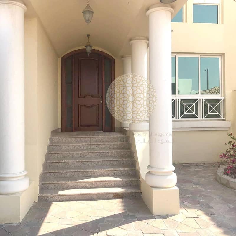 2 STUNNING 5 MASTER INDEPENDENT VILLA WITH SWIMMING POOL AND DRIVER ROOM FOR RENT IN MOHAMMED BIN ZAYED CITY