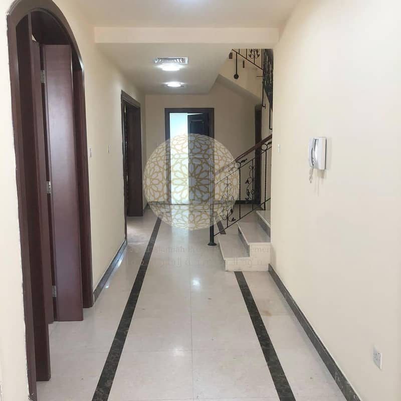 6 STUNNING 5 MASTER INDEPENDENT VILLA WITH SWIMMING POOL AND DRIVER ROOM FOR RENT IN MOHAMMED BIN ZAYED CITY