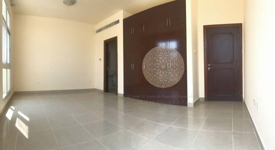 12 STUNNING 5 MASTER INDEPENDENT VILLA WITH SWIMMING POOL AND DRIVER ROOM FOR RENT IN MOHAMMED BIN ZAYED CITY