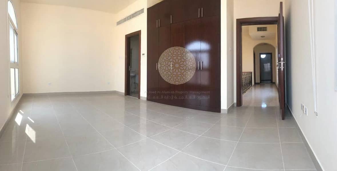 17 STUNNING 5 MASTER INDEPENDENT VILLA WITH SWIMMING POOL AND DRIVER ROOM FOR RENT IN MOHAMMED BIN ZAYED CITY