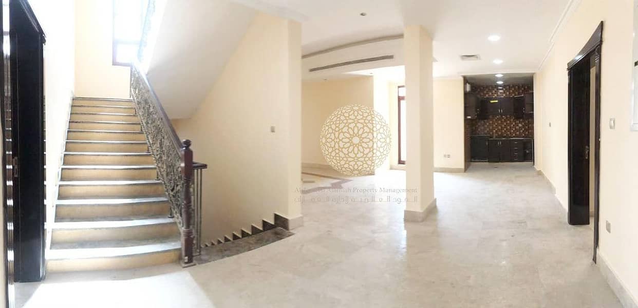 8 STUNNING COMPOUND 6 MASTER BEDROOM VILLA WITH SWIMMING POOL AND DRIVER ROOM FOR RENT IN KHALIFA CITY A