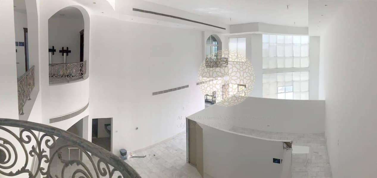 9 NATURALLY LIT INDEPENDENT VILLA WITH 4 MASTER BEDROOM AND BIG FRONT YARD SPACE FOR RENT IN KHALIFA CITY A