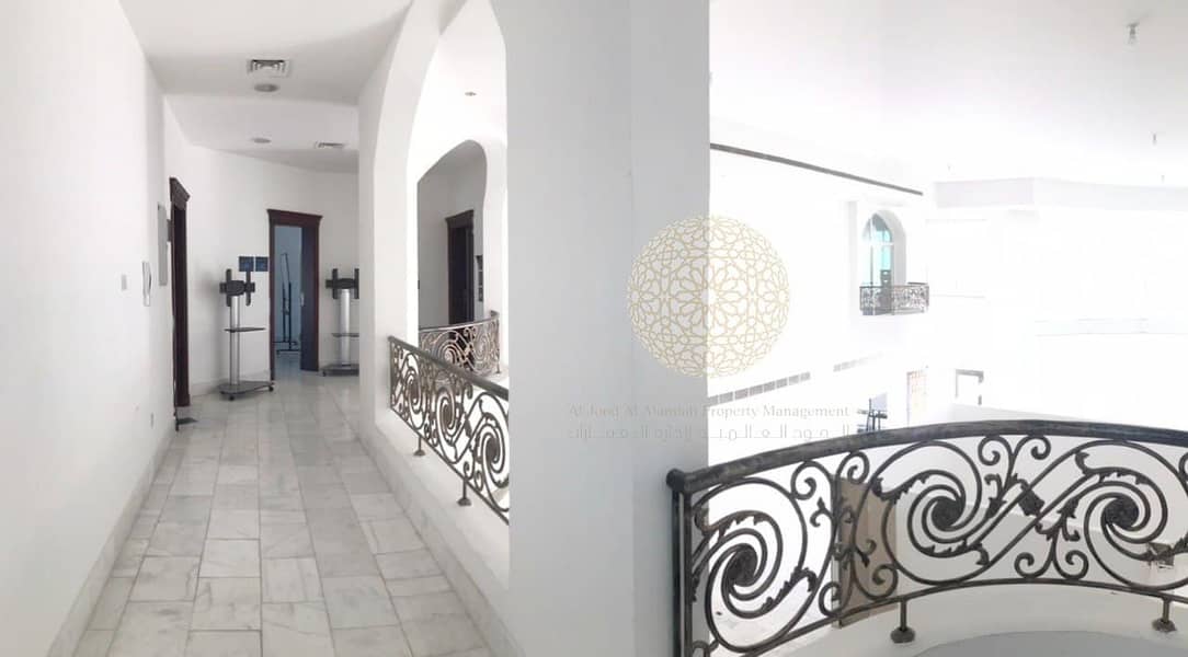 14 NATURALLY LIT INDEPENDENT VILLA WITH 4 MASTER BEDROOM AND BIG FRONT YARD SPACE FOR RENT IN KHALIFA CITY A