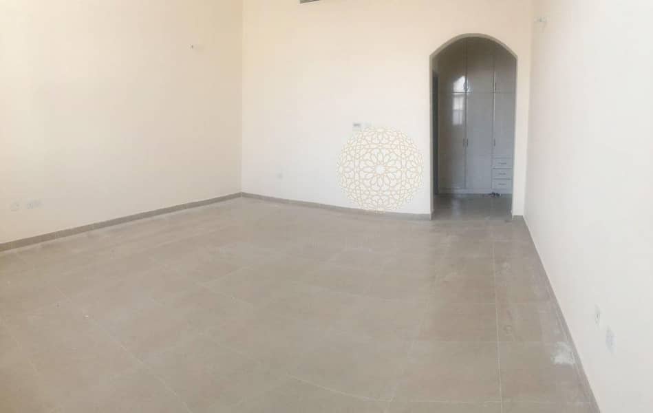 11 STUNNING SEMI INDEPENDENT VILLA WITH DRIVER ROOM ANS KITCHEN OUTSIDE FOR RENT IN KHALIFA CITY A