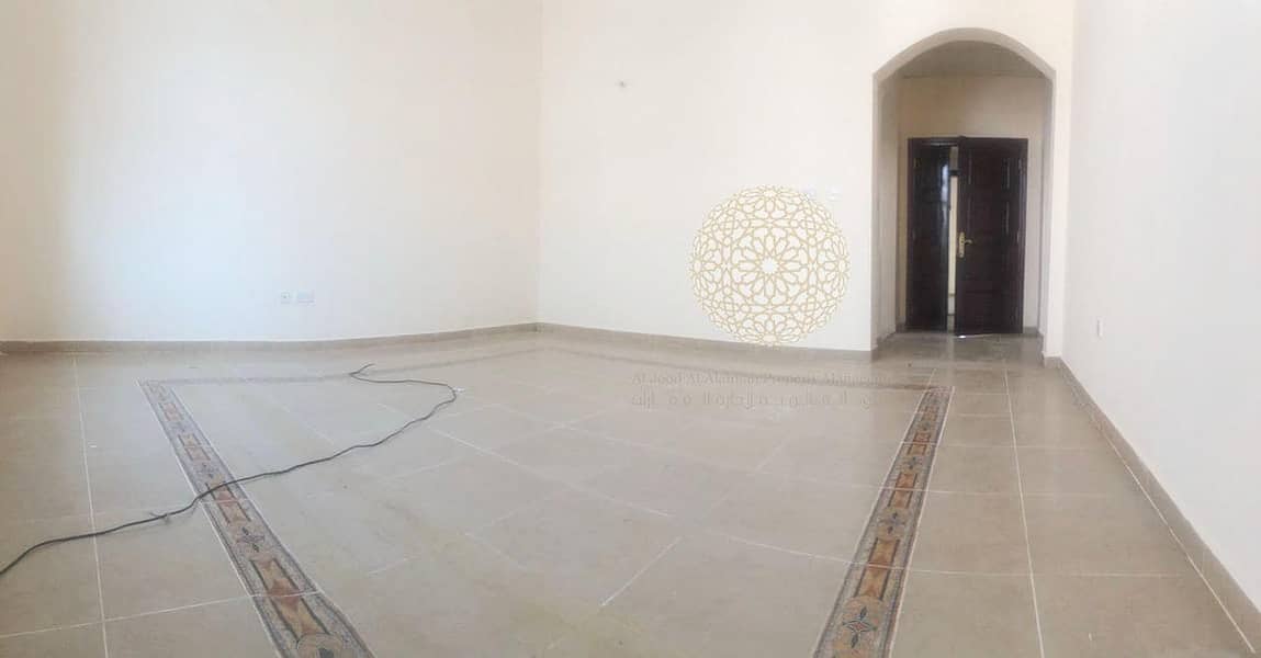 12 STUNNING SEMI INDEPENDENT VILLA WITH DRIVER ROOM ANS KITCHEN OUTSIDE FOR RENT IN KHALIFA CITY A