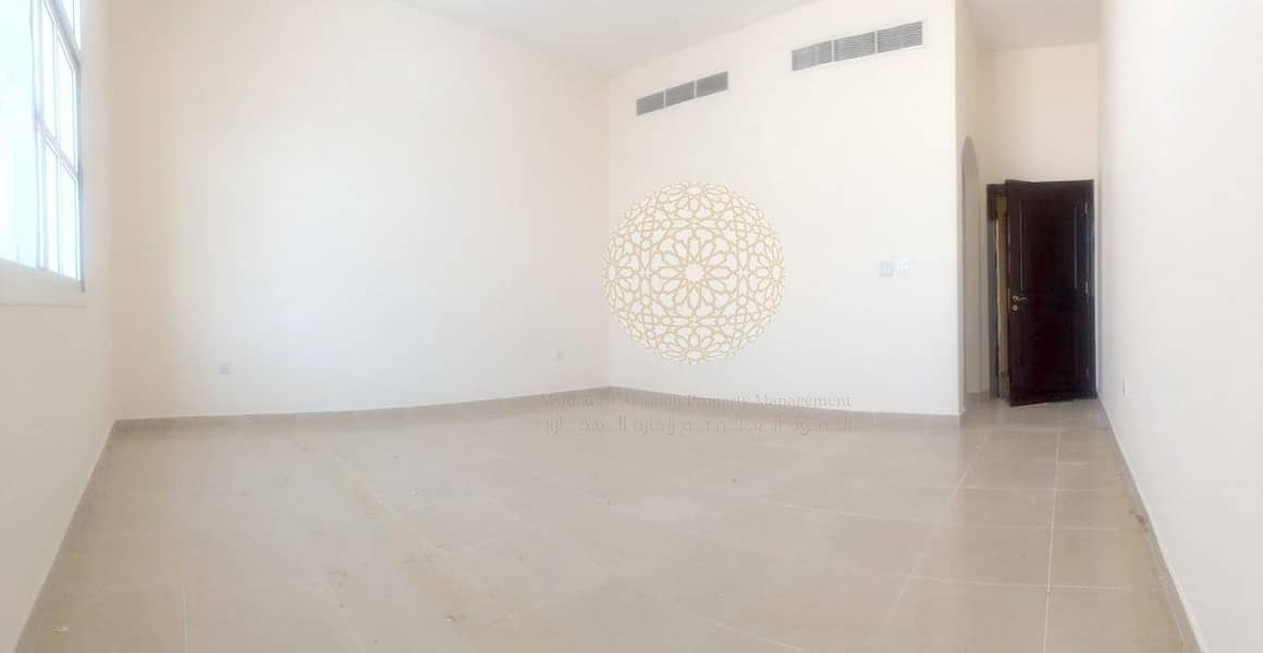 15 STUNNING SEMI INDEPENDENT VILLA WITH DRIVER ROOM ANS KITCHEN OUTSIDE FOR RENT IN KHALIFA CITY A