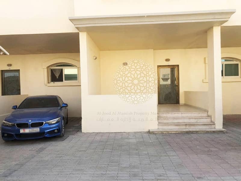 2 SWEET COMPOUND 3 BEDROOM VILLA WITH MAID ROOM FOR RENT IN KHALIFA CITY A