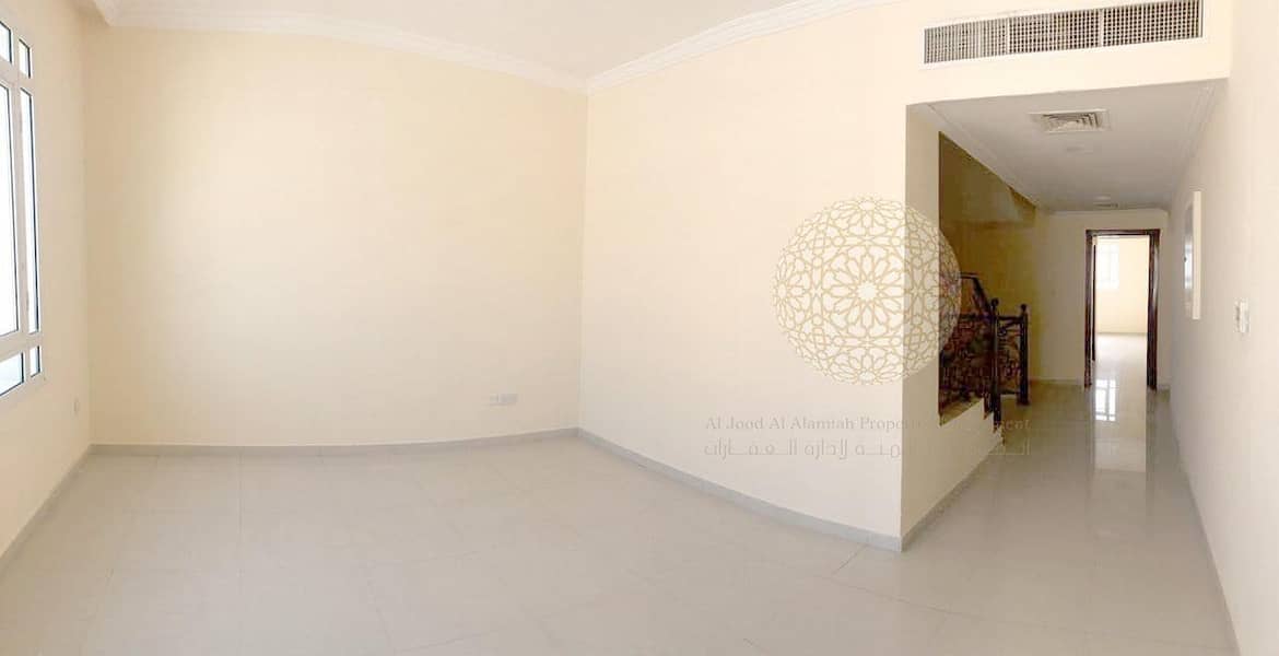 7 SWEET COMPOUND 3 BEDROOM VILLA WITH MAID ROOM FOR RENT IN KHALIFA CITY A