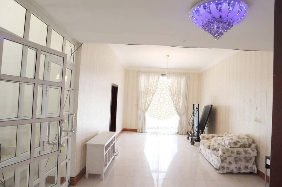 26 SPECTACULAR INDEPENDENT 5 MASTER BEDROOM VILLA WITH DRIVER ROOM & BIG HOSH FOR RENT IN KHALIFA CITY A