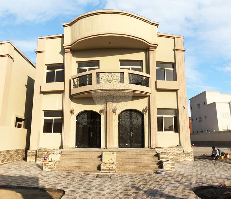 STUNNING INDEPENDENT 7 BEDROOM VILLA WITH BIG HOSH AND DRIVER ROOM FOR RENT IN MOHAMMED BIN ZAYED CITY