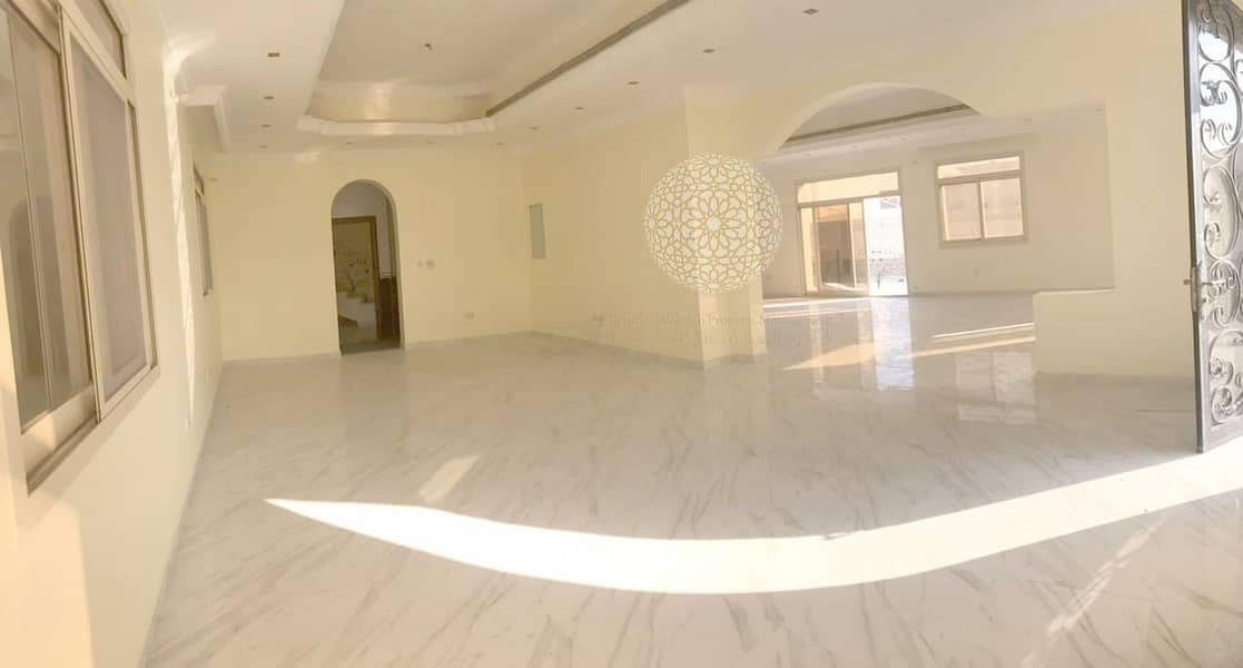 8 STUNNING INDEPENDENT 7 BEDROOM VILLA WITH BIG HOSH AND DRIVER ROOM FOR RENT IN MOHAMMED BIN ZAYED CITY