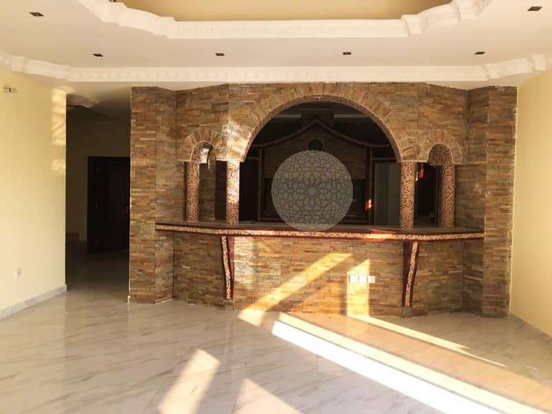 10 STUNNING INDEPENDENT 7 BEDROOM VILLA WITH BIG HOSH AND DRIVER ROOM FOR RENT IN MOHAMMED BIN ZAYED CITY