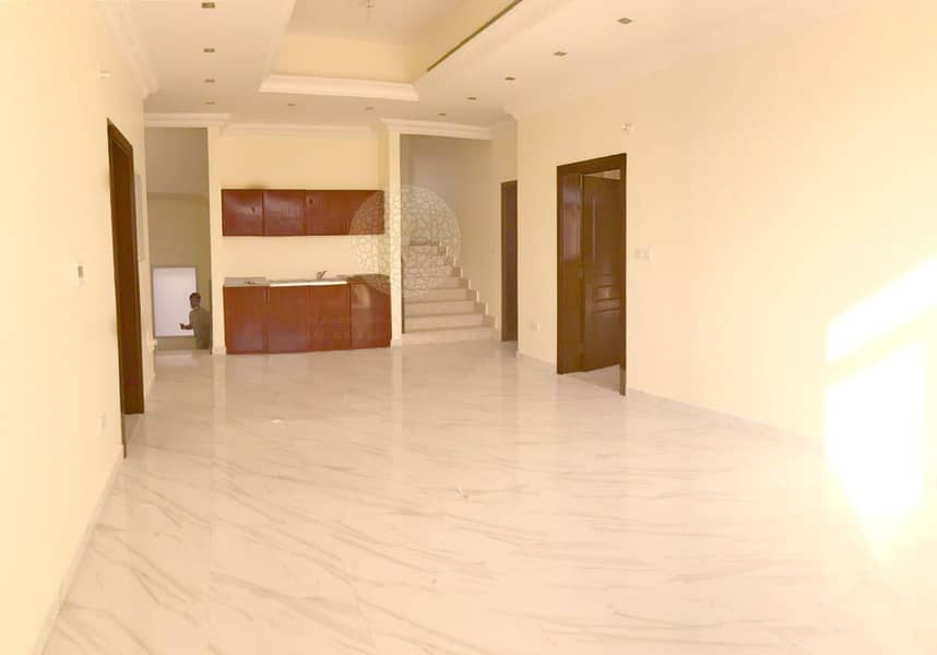 13 STUNNING INDEPENDENT 7 BEDROOM VILLA WITH BIG HOSH AND DRIVER ROOM FOR RENT IN MOHAMMED BIN ZAYED CITY