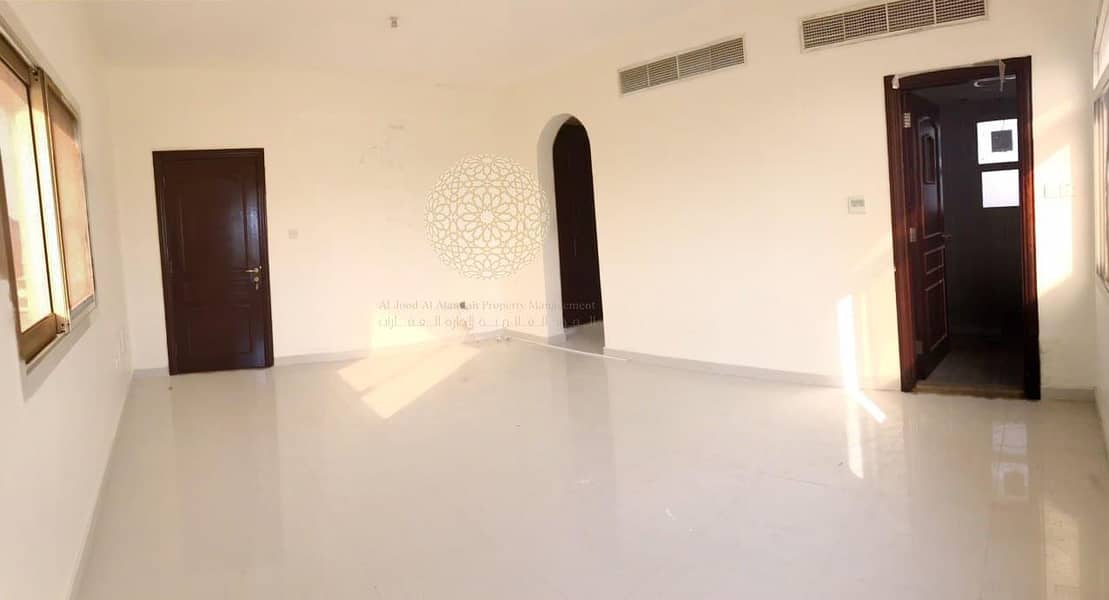 14 STUNNING INDEPENDENT 7 BEDROOM VILLA WITH BIG HOSH AND DRIVER ROOM FOR RENT IN MOHAMMED BIN ZAYED CITY