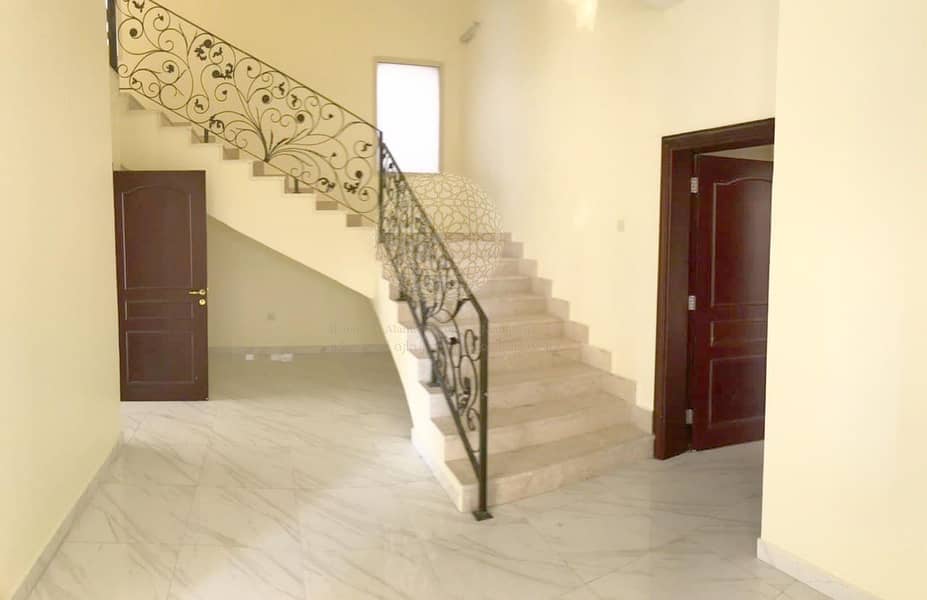 18 STUNNING INDEPENDENT 7 BEDROOM VILLA WITH BIG HOSH AND DRIVER ROOM FOR RENT IN MOHAMMED BIN ZAYED CITY