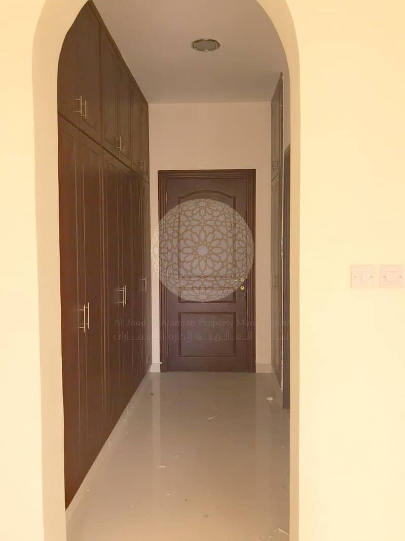 20 STUNNING INDEPENDENT 7 BEDROOM VILLA WITH BIG HOSH AND DRIVER ROOM FOR RENT IN MOHAMMED BIN ZAYED CITY