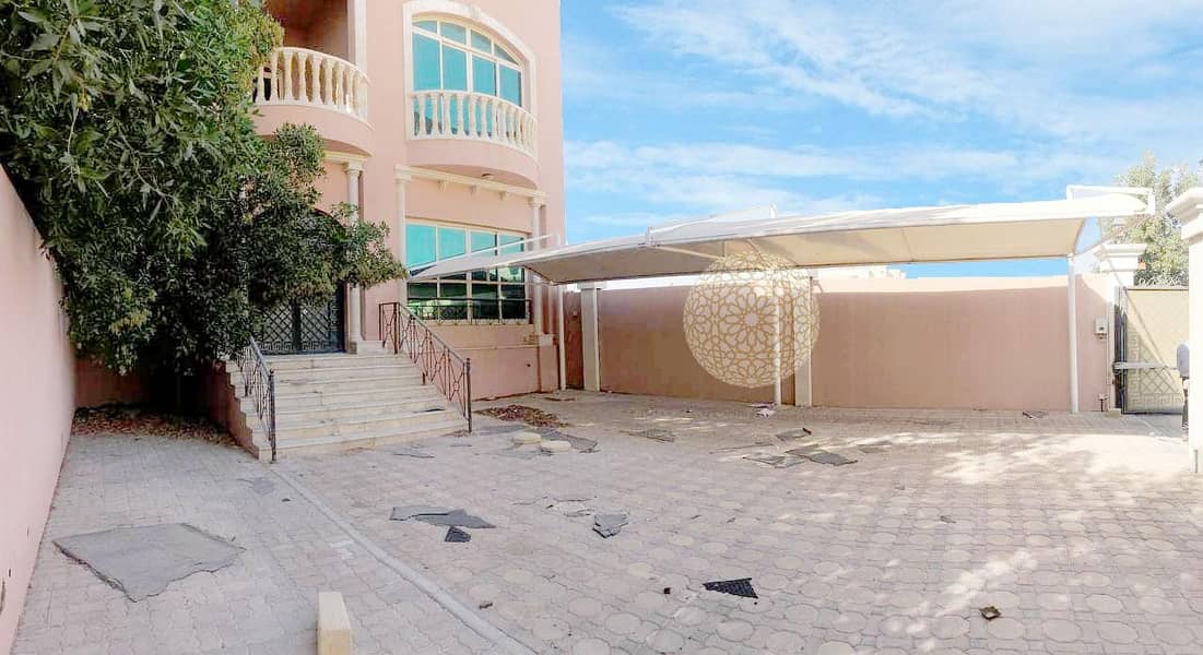 5 SPECTACULAR SEMI INDEPENDENT VILLA WITH 4 MASTER BEDROOM + KIDS BEDROOM WITH BEAUTIFUL GARDEN FOR RENT IN KHALIFA CITY A