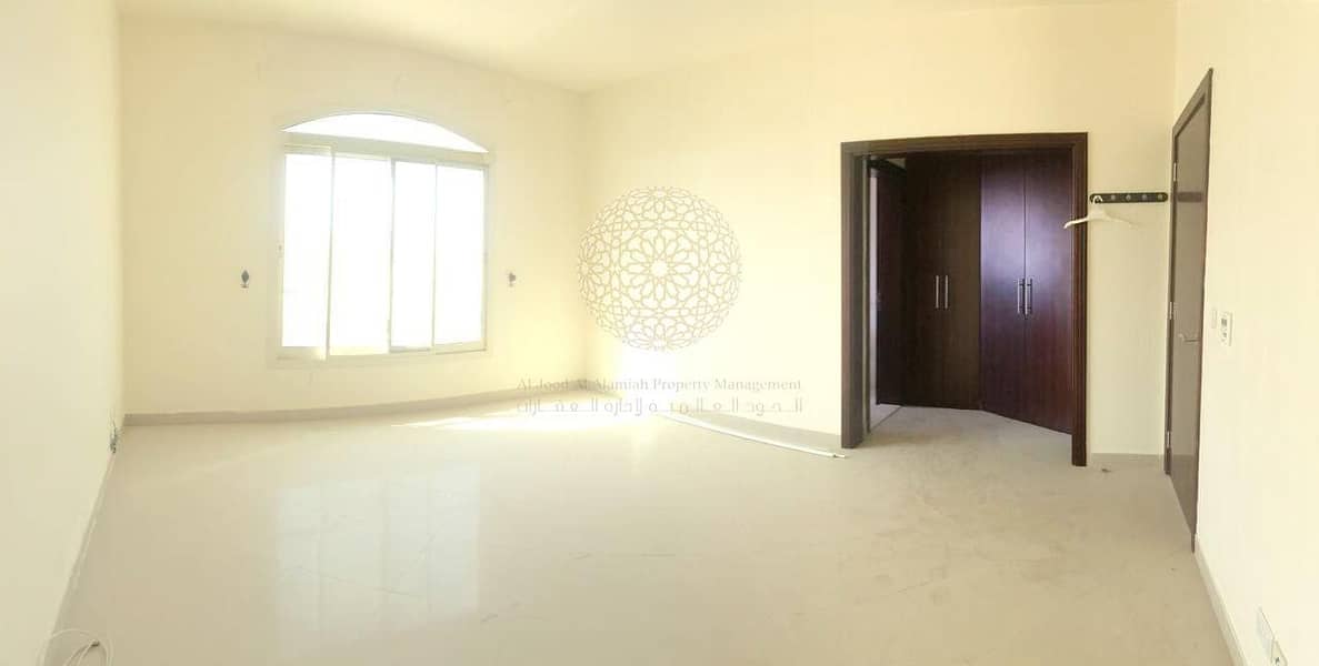 24 SPECTACULAR SEMI INDEPENDENT VILLA WITH 4 MASTER BEDROOM + KIDS BEDROOM WITH BEAUTIFUL GARDEN FOR RENT IN KHALIFA CITY A