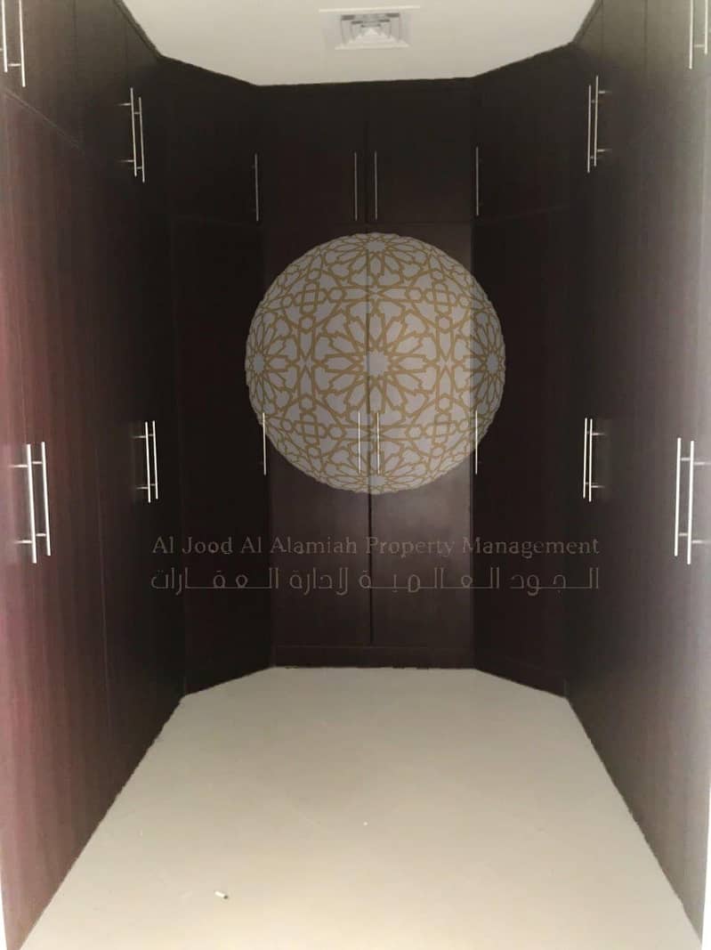 25 SPECTACULAR SEMI INDEPENDENT VILLA WITH 4 MASTER BEDROOM + KIDS BEDROOM WITH BEAUTIFUL GARDEN FOR RENT IN KHALIFA CITY A