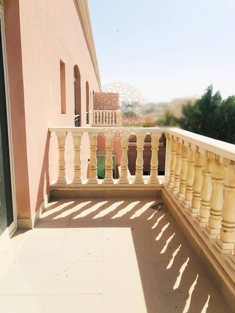 27 SPECTACULAR SEMI INDEPENDENT VILLA WITH 4 MASTER BEDROOM + KIDS BEDROOM WITH BEAUTIFUL GARDEN FOR RENT IN KHALIFA CITY A