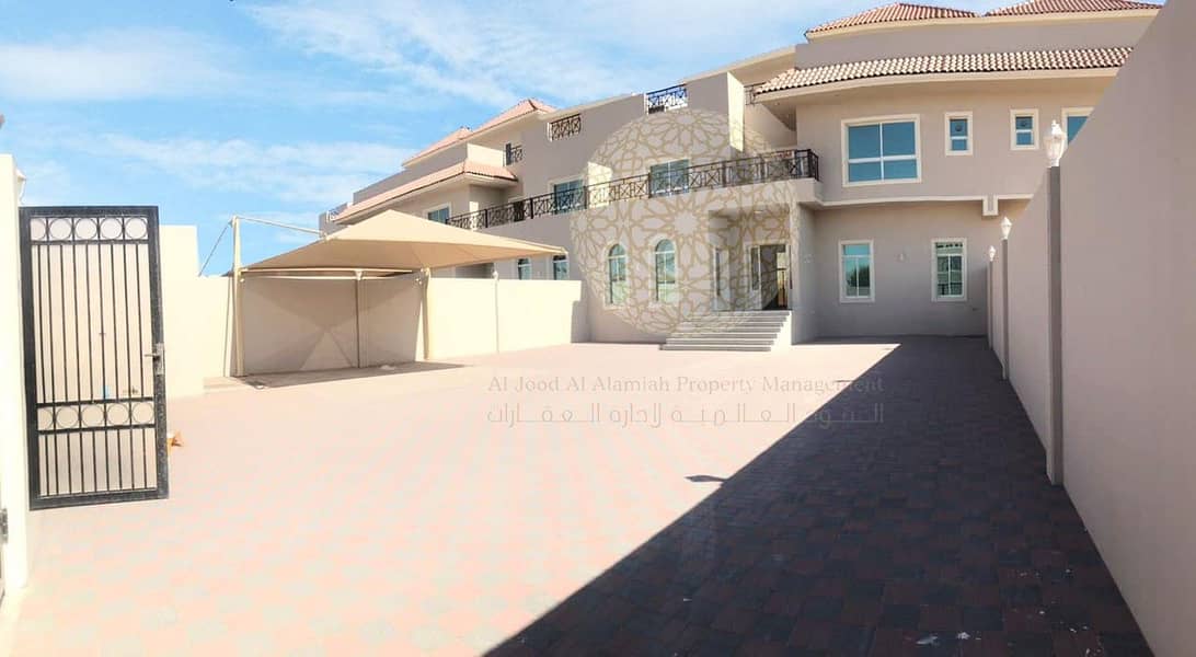 5 STUNNING 7 BEDROOM SEMI INDEPENDENT VILLA FOR RENT IN MOHAMMED BIN ZAYED CITY