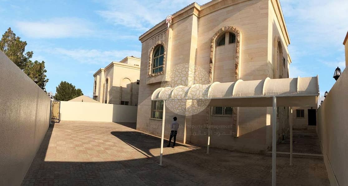 2 FABULOUS INDEPENDENT 6 BEDROOM VILLA WITH MULHAQ AND DRIVER ROOM FOR RENT IN KHALIFA CITY A