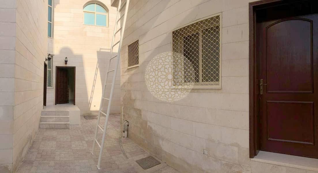 5 FABULOUS INDEPENDENT 6 BEDROOM VILLA WITH MULHAQ AND DRIVER ROOM FOR RENT IN KHALIFA CITY A
