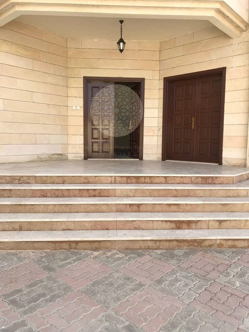 7 FABULOUS INDEPENDENT 6 BEDROOM VILLA WITH MULHAQ AND DRIVER ROOM FOR RENT IN KHALIFA CITY A