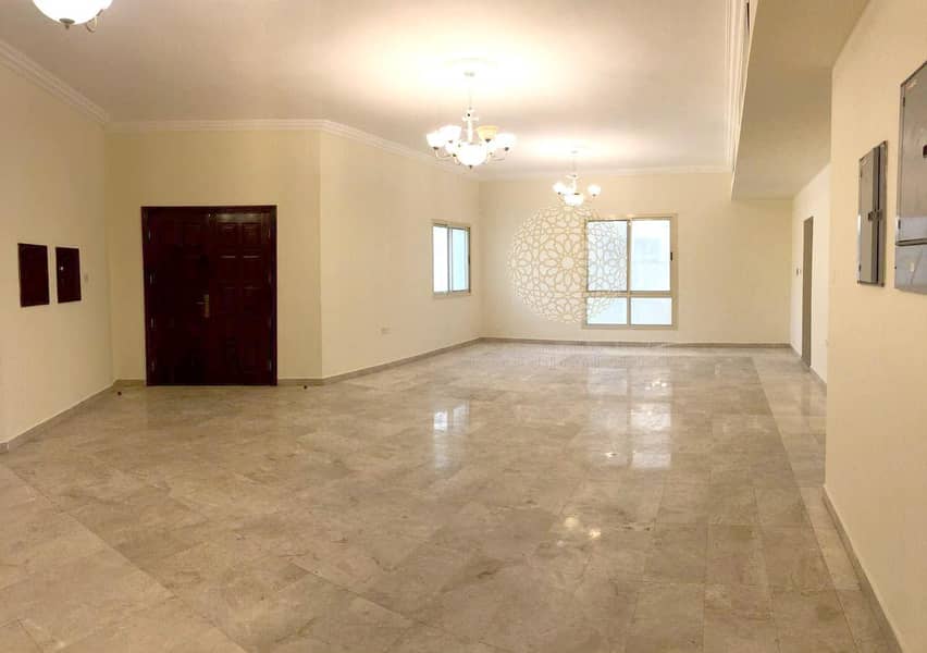 10 FABULOUS INDEPENDENT 6 BEDROOM VILLA WITH MULHAQ AND DRIVER ROOM FOR RENT IN KHALIFA CITY A