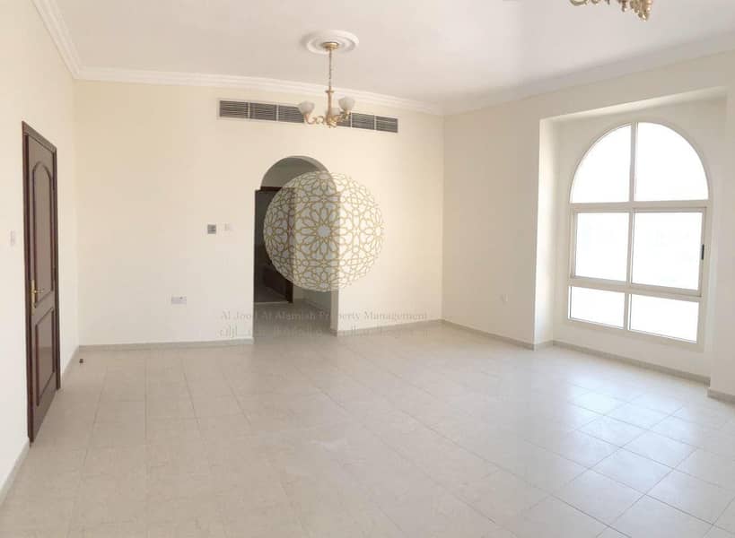 16 FABULOUS INDEPENDENT 6 BEDROOM VILLA WITH MULHAQ AND DRIVER ROOM FOR RENT IN KHALIFA CITY A