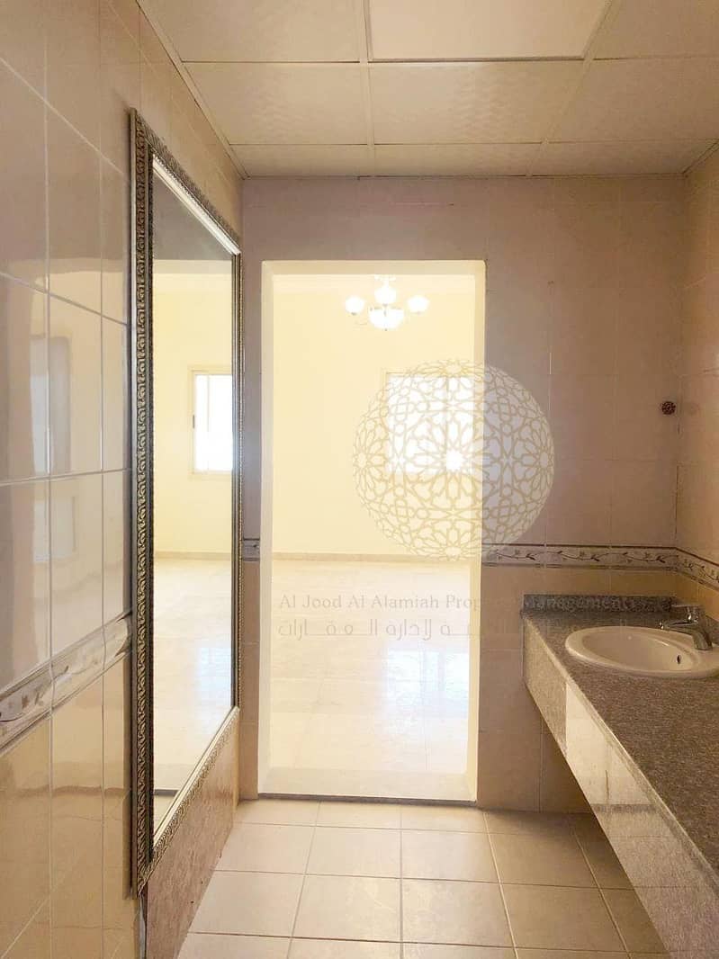 21 FABULOUS INDEPENDENT 6 BEDROOM VILLA WITH MULHAQ AND DRIVER ROOM FOR RENT IN KHALIFA CITY A